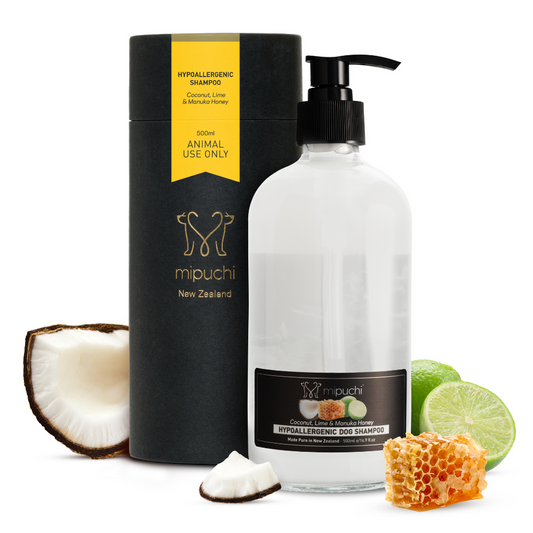 Hypoallergenic Dog Shampoo Coconut, Lime and Manuka Honey 500ml